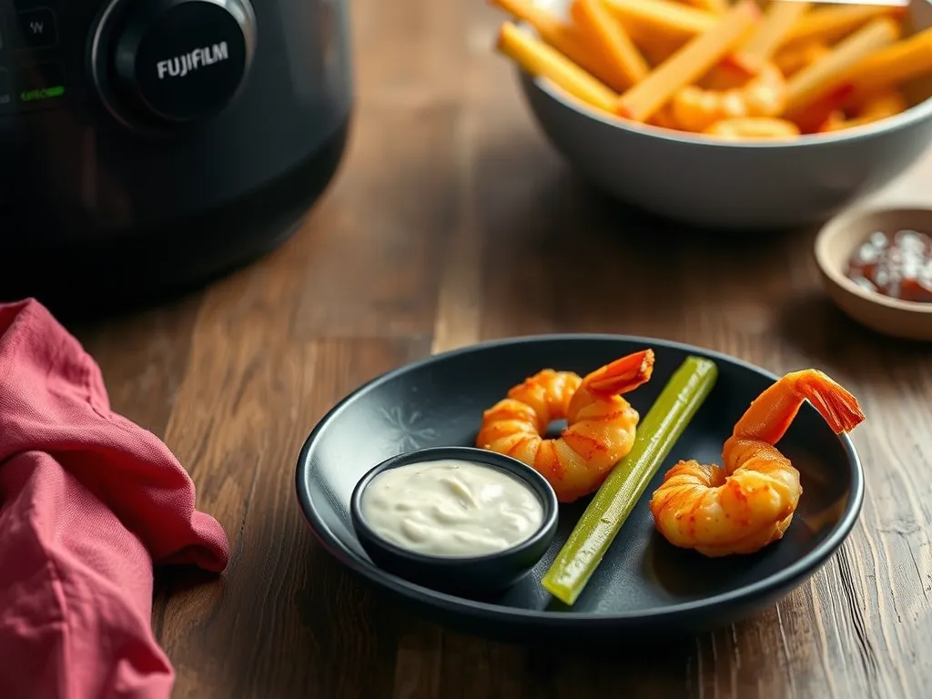 Air Fryer Buffalo Shrimp