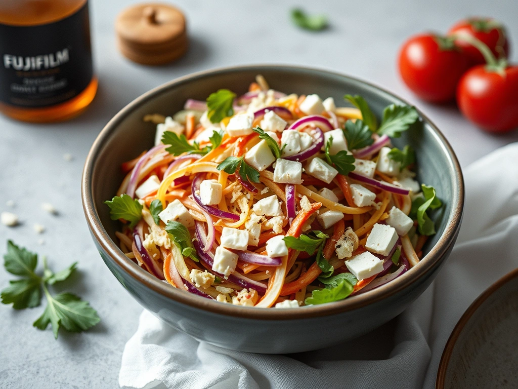 Balsamic Coleslaw with Feta