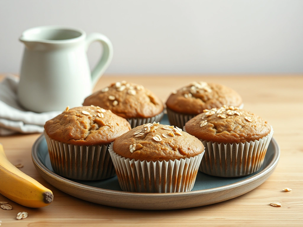 Banana Oat Muffins