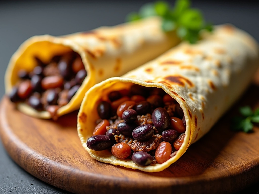 Beef & Black Bean Freezer Burritos