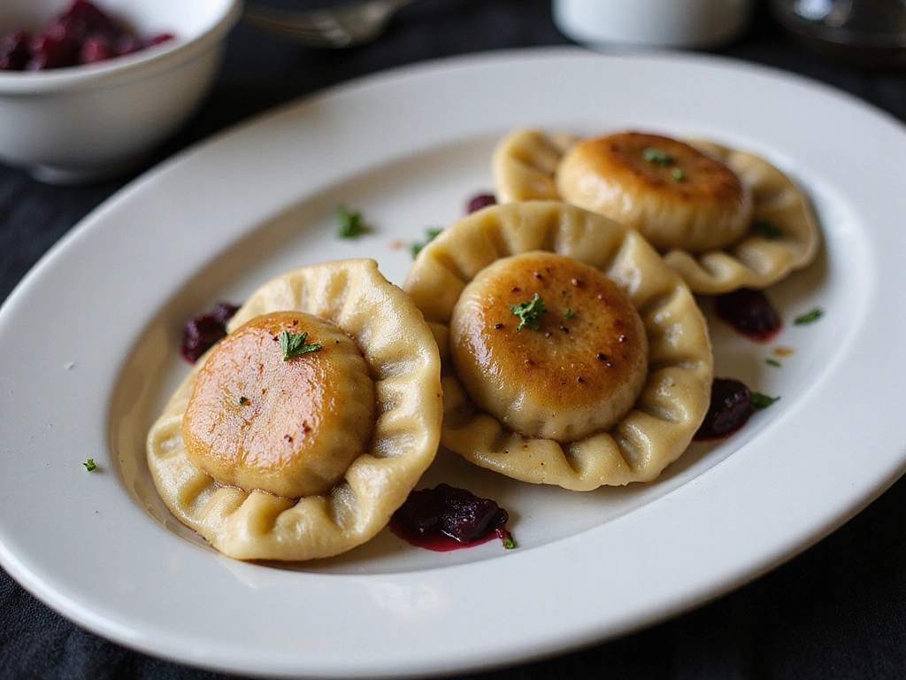 Beet & Goat Cheese Pierogi