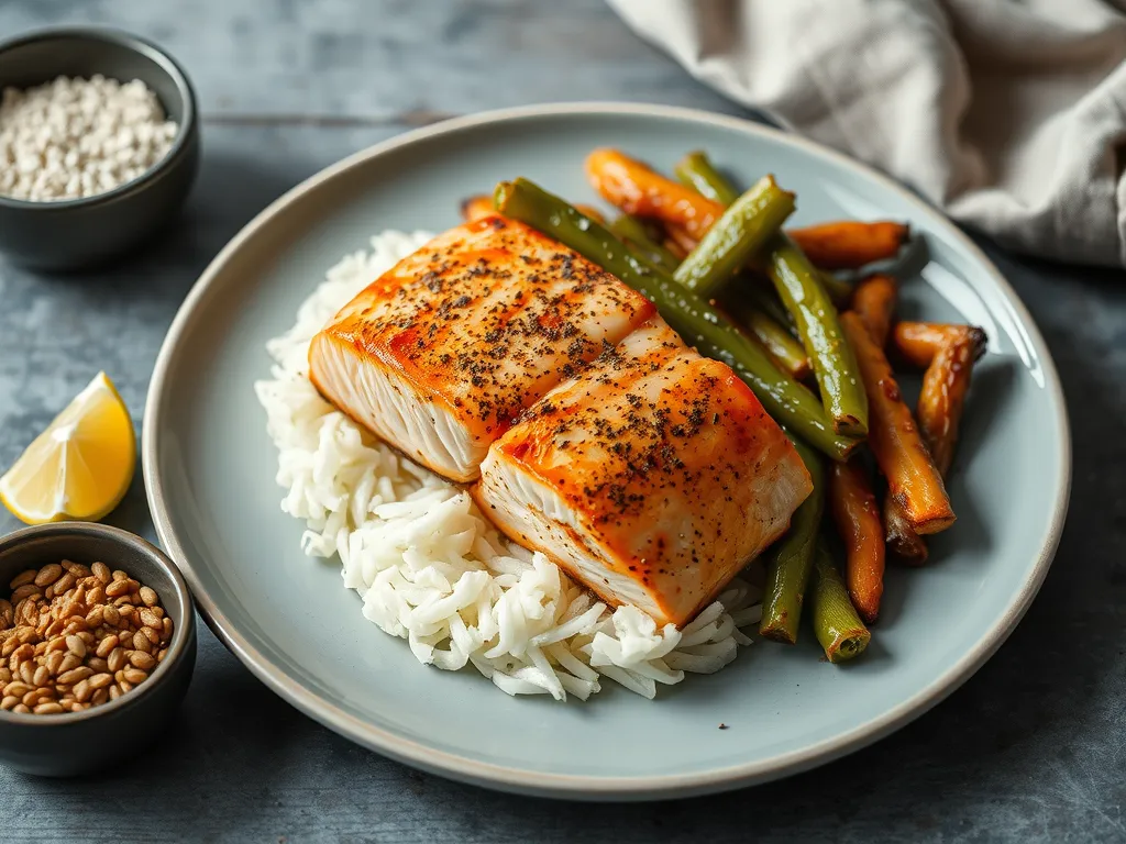 Cajun Spiced Air Fryer Salmon