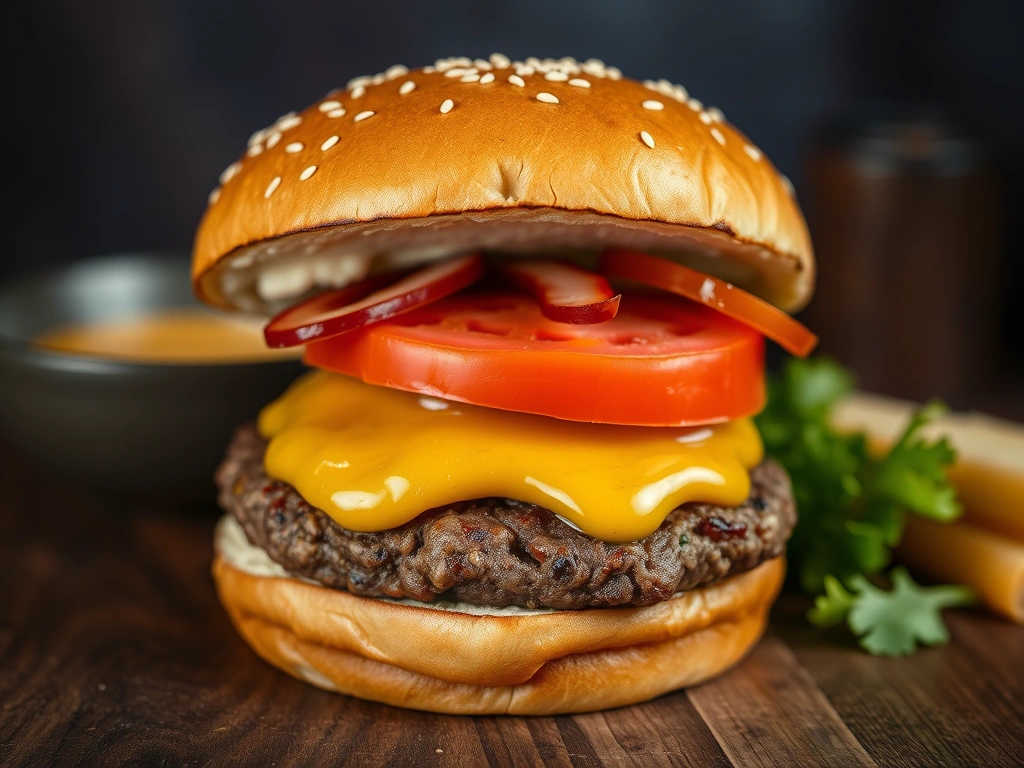 Canadian Bison Burgers