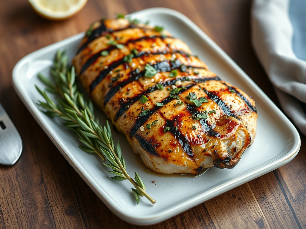 Canadian Herb and Garlic Grilled Chicken