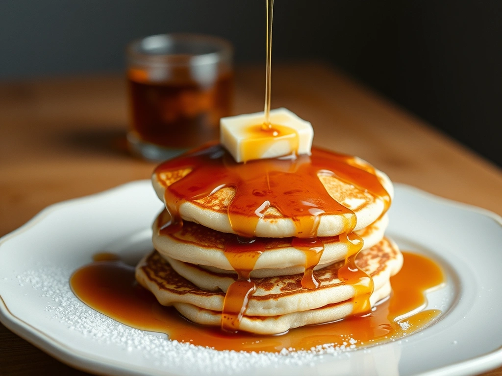 Canadian Maple Syrup Pancakes