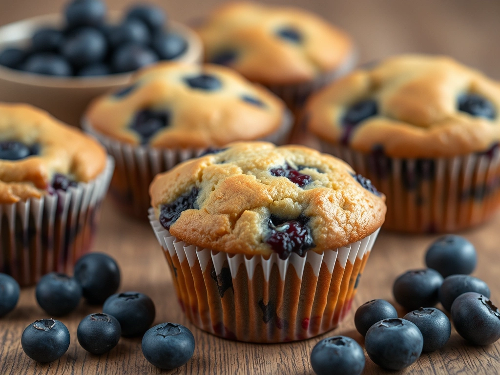 Canadian Wild Blueberry Muffins