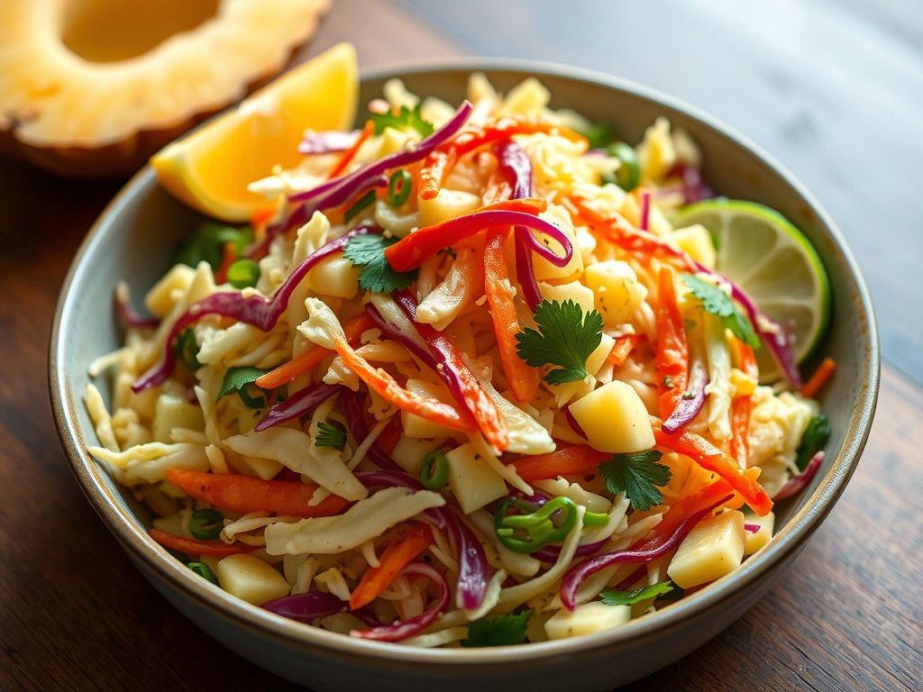 Caribbean Slaw with Pineapple