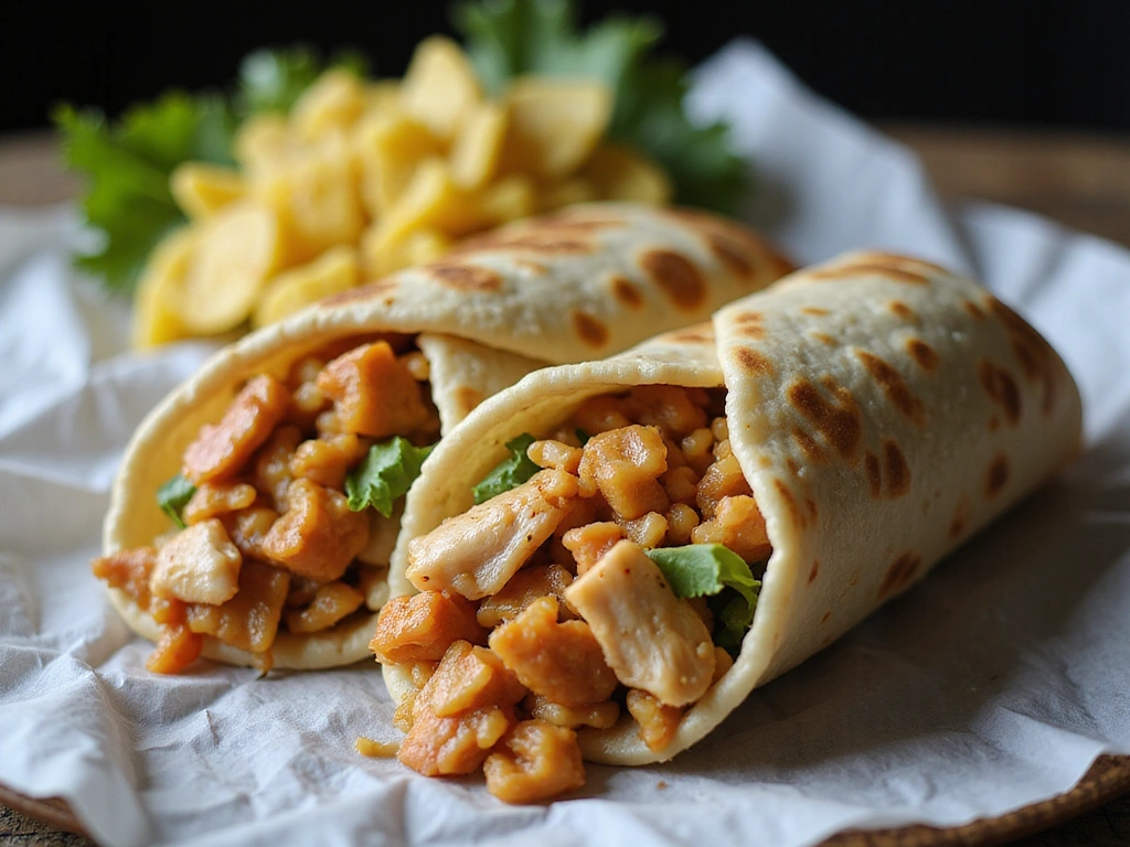 Chicken & Rice Burritos