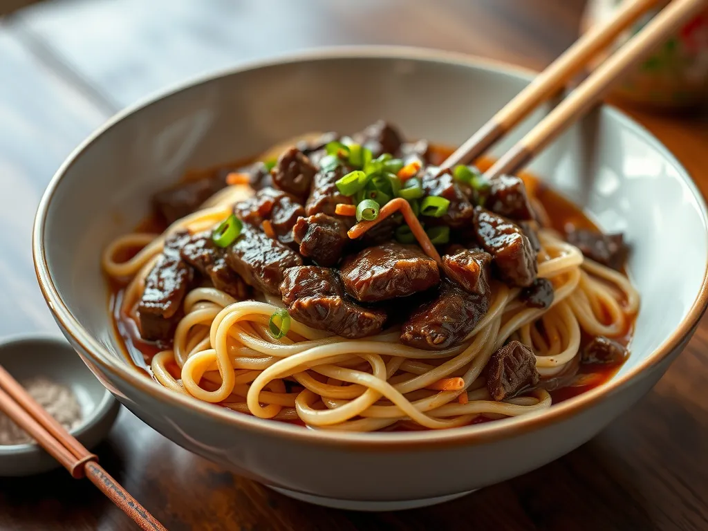 Chinese New Year Braised Beef Noodles