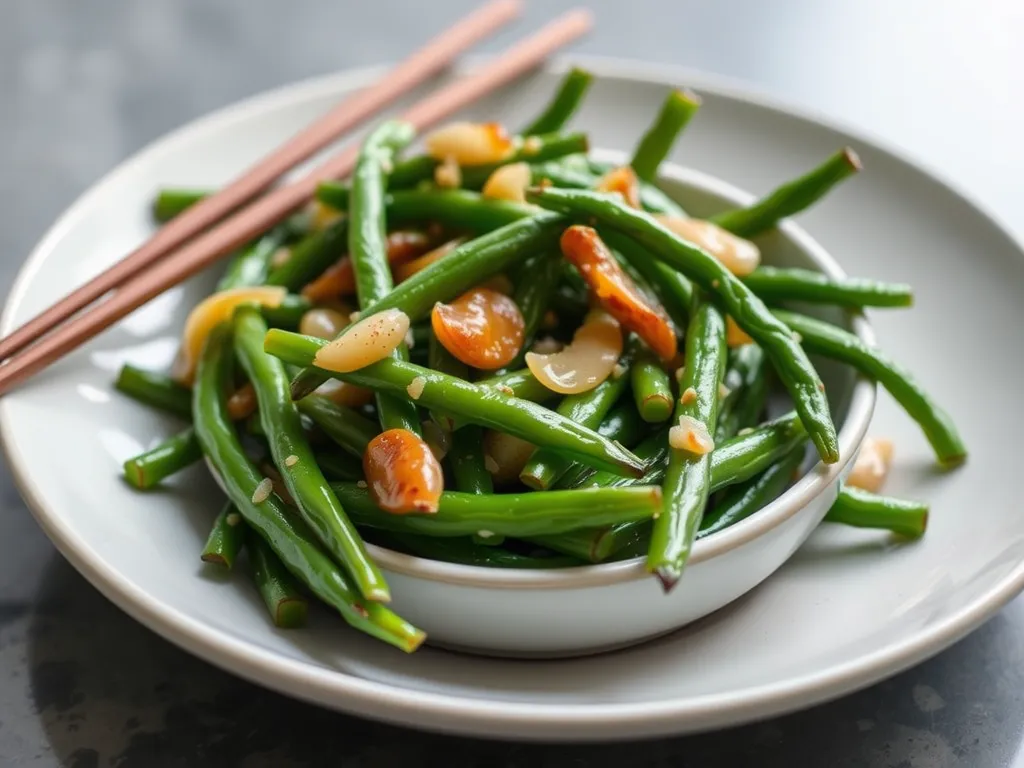 Chinese New Year Garlic Green Beans