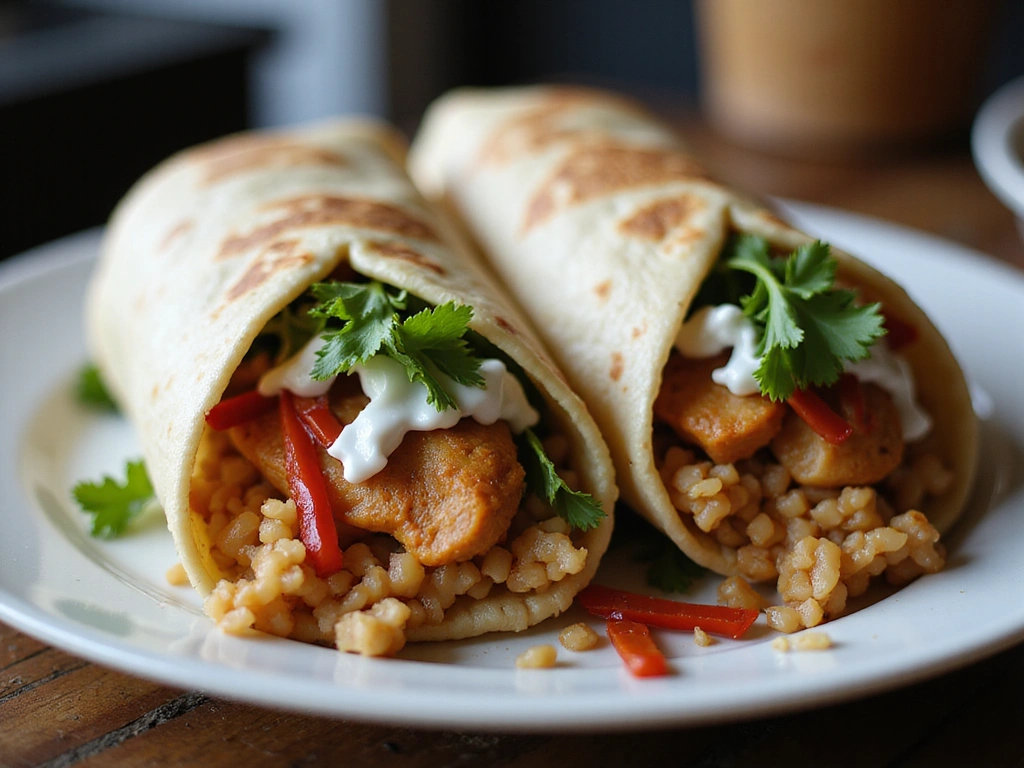 Chipotle Chicken & Rice Burritos