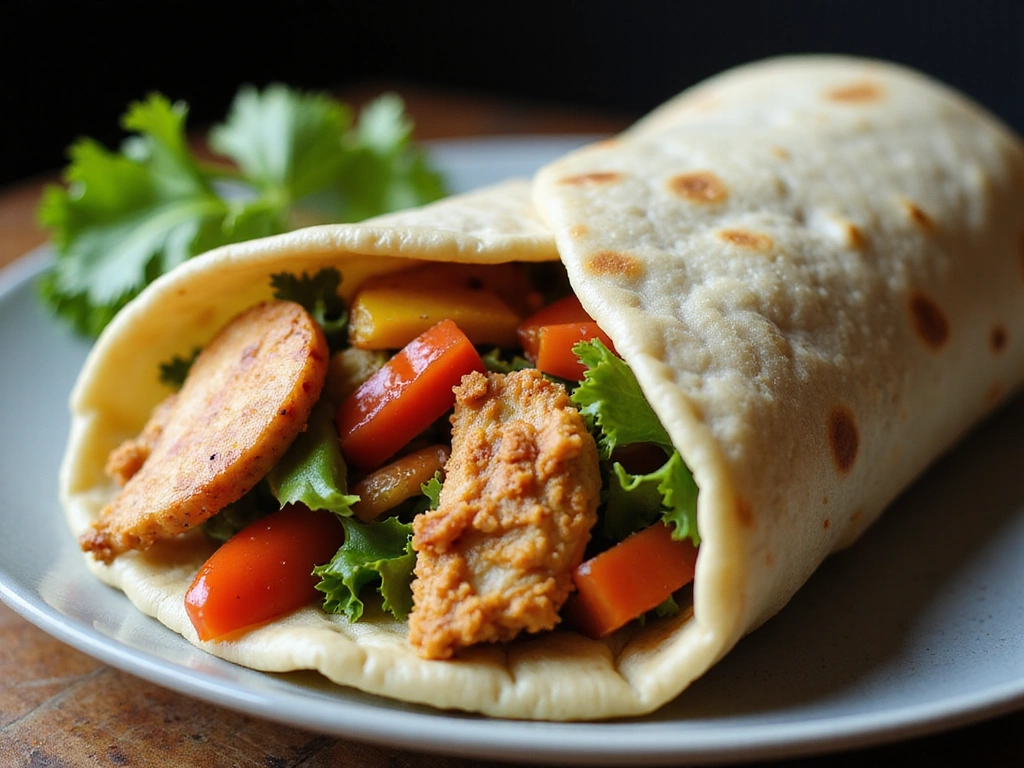 Chipotle Chicken and Veggie Burritos