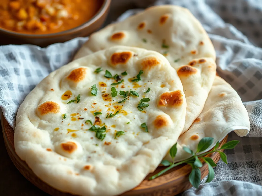 Easy Garlic Naan