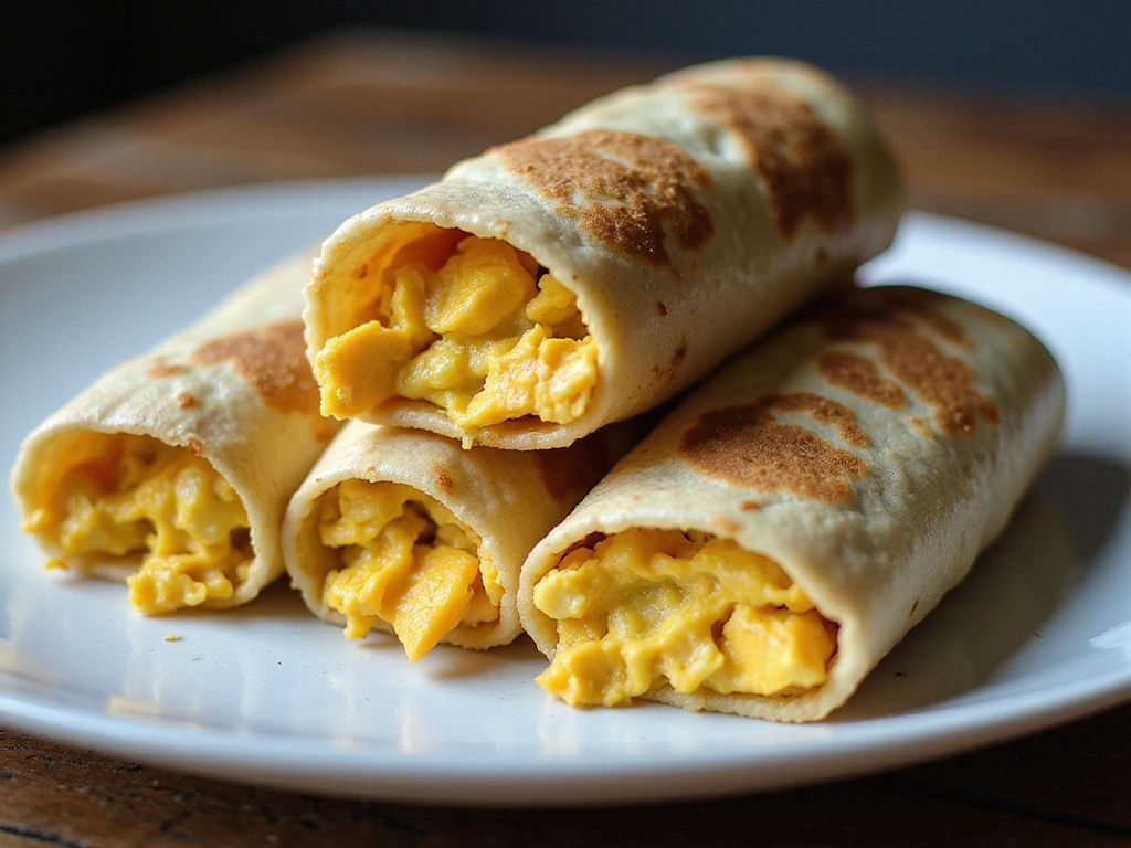 Egg and Cheese Breakfast Burritos