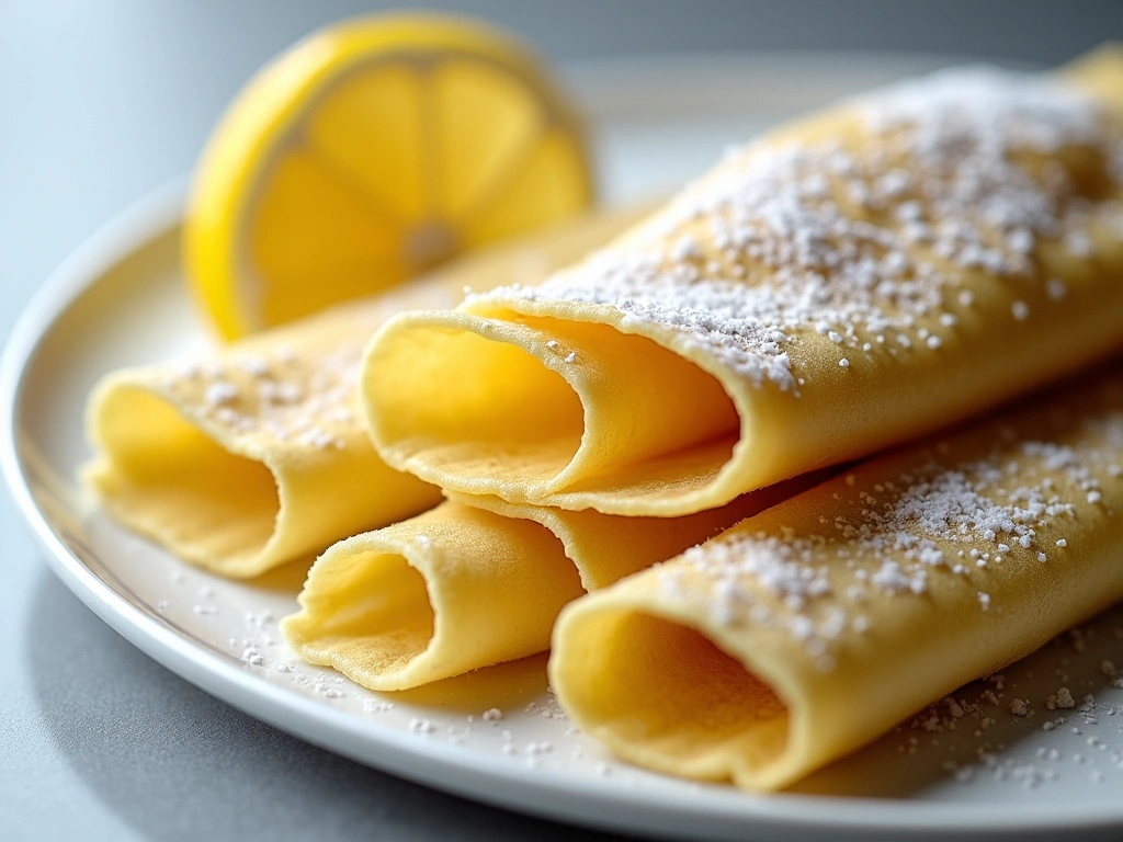 Lemon Sugar Crepes