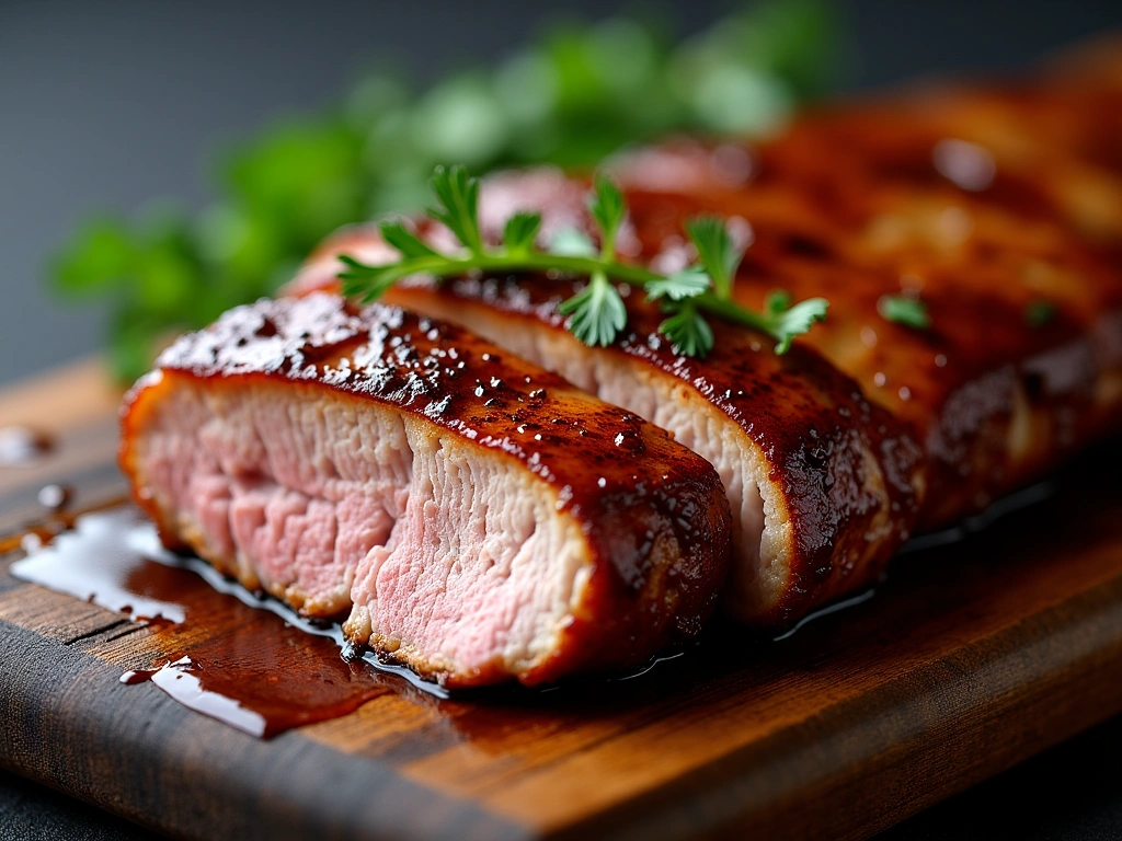 Maple Bourbon Smoked Pork Tenderloin