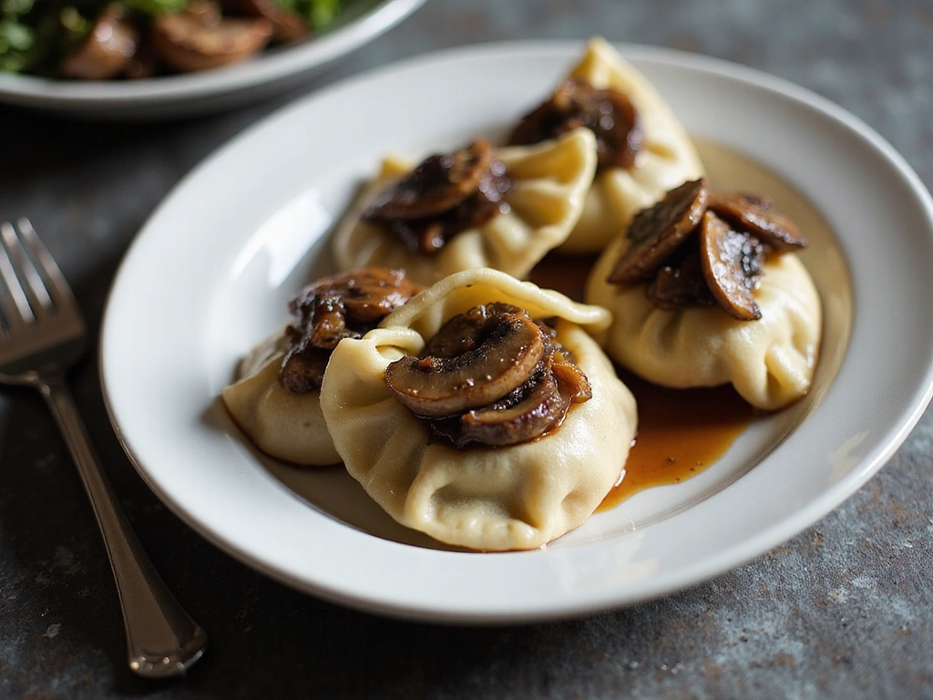 Mushroom & Caramelized Onion Pierogi