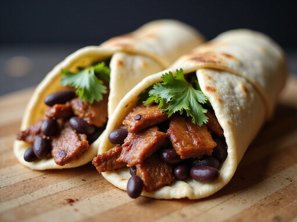 Pork Carnitas & Black Bean Freezer Burritos