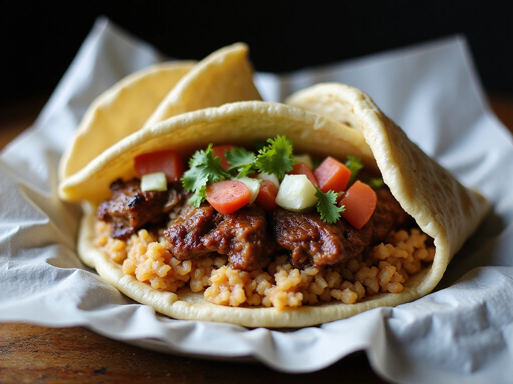 Pork Carnitas & Rice Burritos