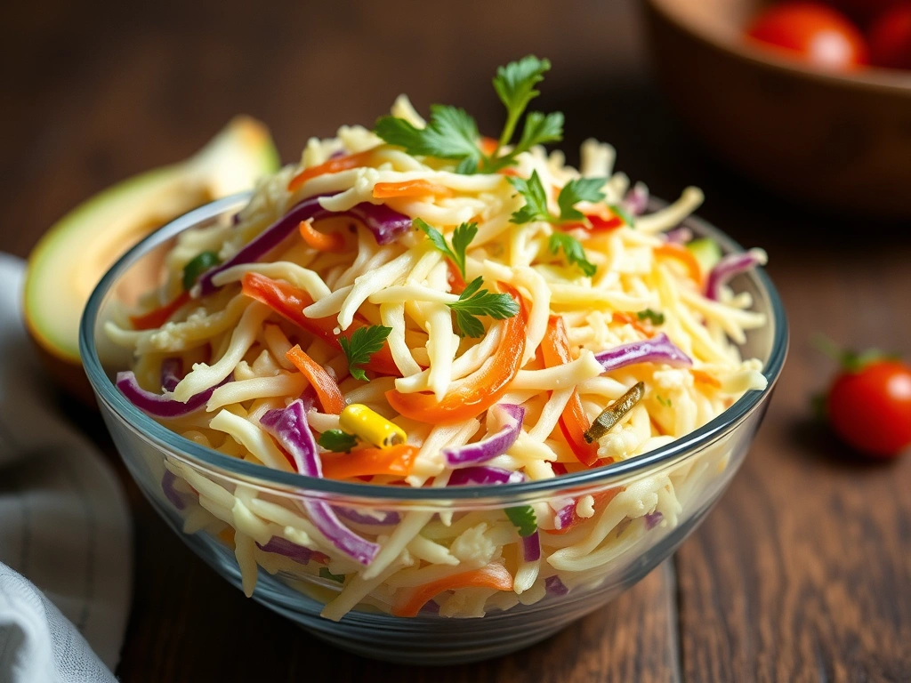 Simple Mustard Coleslaw