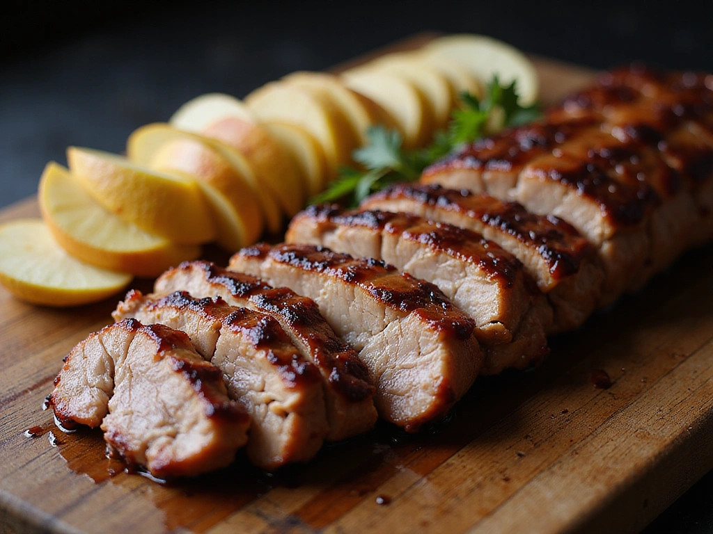 Smoked Pork Tenderloin with Apple Cider Marinade