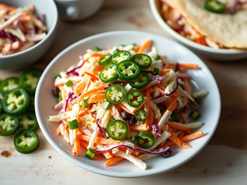 Spicy Jalapeño Coleslaw