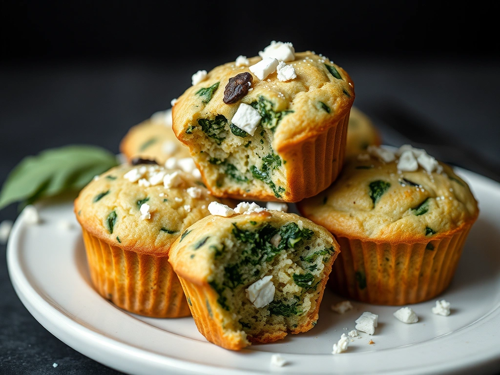 Spinach and Feta Muffins