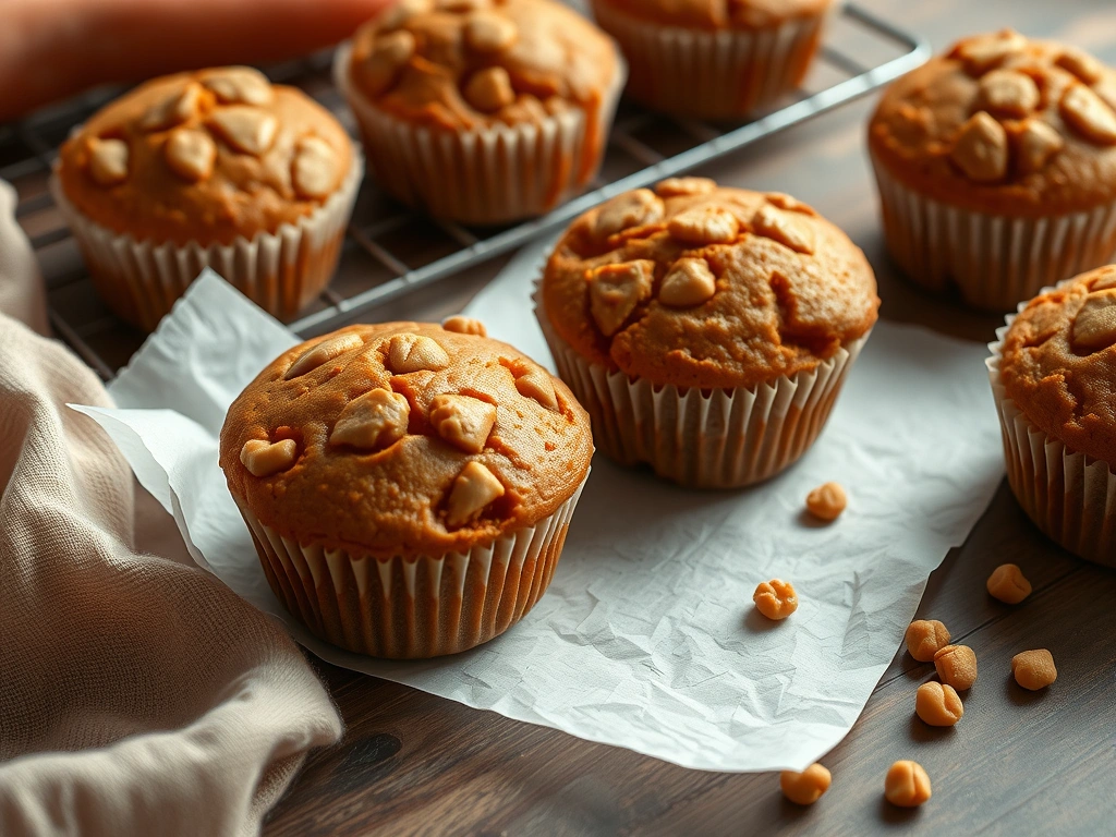 Sweet Potato and Chickpea Muffins