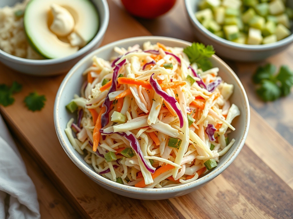 Tangy Vinegar Coleslaw
