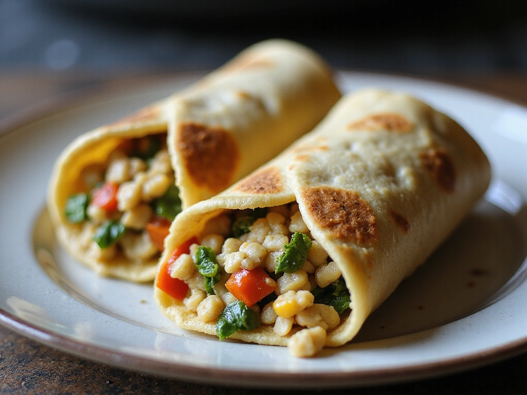 Veggie Quinoa & Cheese Burritos