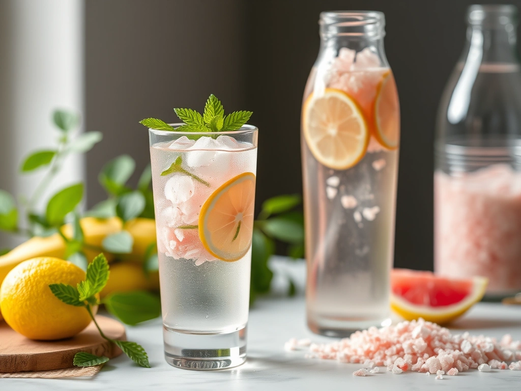 Weight Loss Pink Salt Infused Water