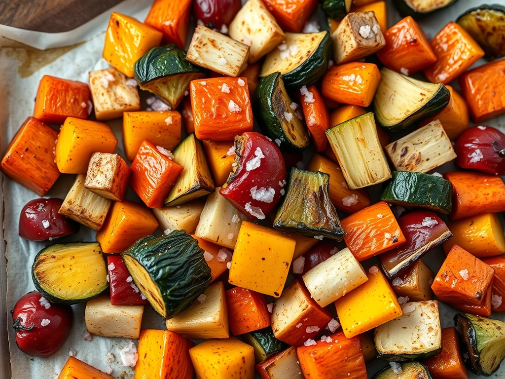 Weight Loss Pink Salt Roasted Vegetables